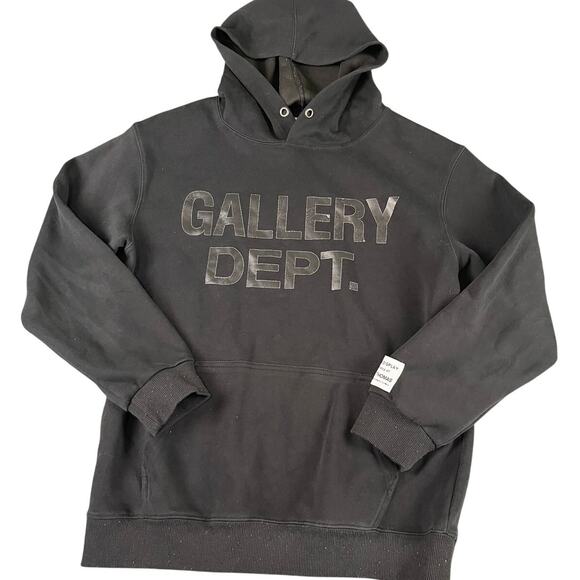 Gallery Dept Art On Display Hoodie Size M Black Josue Thomas Designer Streetwear - Picture 1 of 11